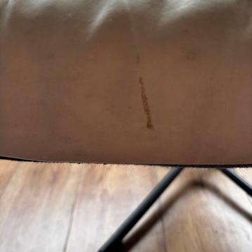 Prachtige leren Vintage design Machalke fauteuil beschikbaar voor biedingen
