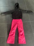 Brunotti skipak, zwarte skijas (140) , roze skibroek (152), Overige merken, 100 tot 140 cm, Ophalen of Verzenden, Zo goed als nieuw
