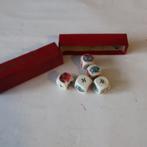 Poker dobbelstenen in doosje origineel, Ophalen of Verzenden, Gebruikt