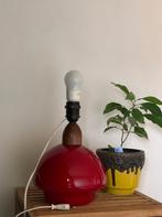 Mooie design tafellamp Opaline glas, Ophalen, Gebruikt, Glas, Minder dan 50 cm