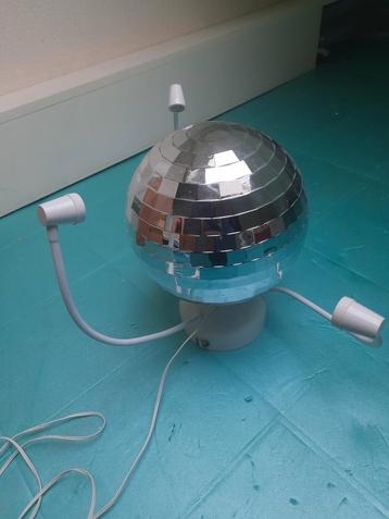 Draaiende disco spiegel bol lamp beschikbaar voor biedingen