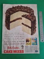 Advertentie: Betty Crocker Cake Mixes 1952, 1940 tot 1960, Knipsel(s), Ophalen of Verzenden