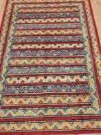 Handgeknoopt oosters tapijt kazak 206x144, Huis en Inrichting, Info@SlatsAntiek.nl, Crème, 100 tot 150 cm, Perzisch