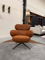 Showmodel Pode Bibo draai fauteuil Bruin leer Design Stoel, Huis en Inrichting, Fauteuils, Nieuw, Pode, Leer, 75 tot 100 cm