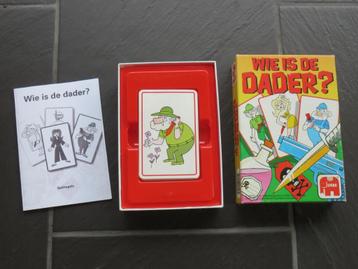 Wie is de dader, kaartspel voor spelers vanaf 8 jaar. beschikbaar voor biedingen