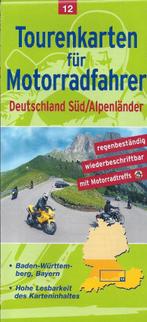 Pl12 plattegrond zuid alpenland baden-wurttemberg bayern -, 2000 tot heden, Ophalen of Verzenden, Nederland, Landkaart
