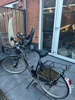 Oude fiets met JEPP kinderzitje, 53 tot 56 cm, Ophalen of Verzenden, Gebruikt, Overige merken