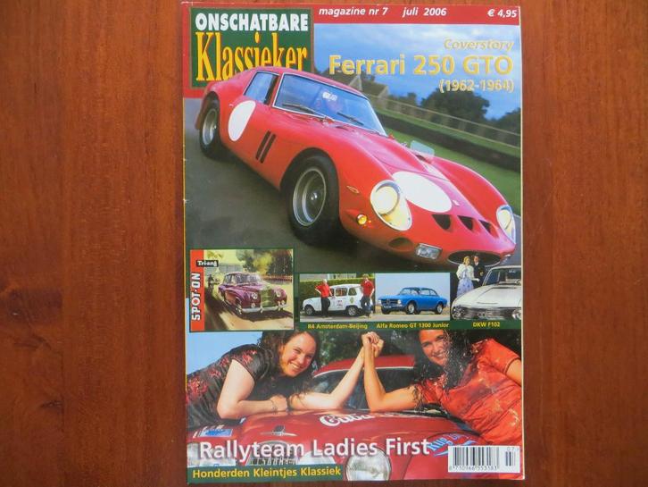 Onschatbare Klassieker 7 2006 Ferrari 250 GTO, Spot-On, DKW, Boeken, Auto's | Folders en Tijdschriften, Nieuw, Ferrari, Ophalen of Verzenden