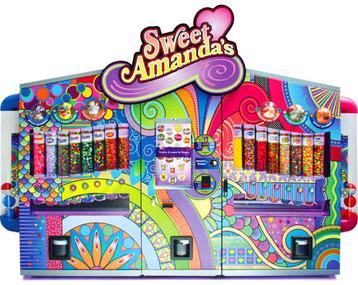 Sweet Amanda's Candy vending machine. beschikbaar voor biedingen