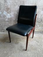 Fristho rosewood eetkamerstoel , jaren 60 Mid Century, Gebruikt, Zwart, Ophalen of Verzenden, Mid Century