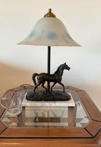 Tafellamp paard / beeld paard met lamp, Huis en Inrichting, Lampen | Tafellampen, Ophalen of Verzenden, Minder dan 50 cm