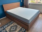 IKEA Malm Bed 160x200 + Simba matras optie, Huis en Inrichting, Slaapkamer | Bedden, Ophalen, Bruin, Tweepersoons, Zo goed als nieuw
