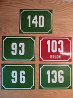 Grote emaille huisnummers, Antiek en Kunst, Ophalen of Verzenden