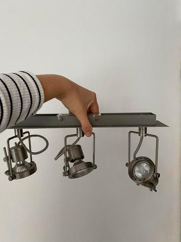 2x Plafondlampen met 3 Spots - Beweegbaar beschikbaar voor biedingen