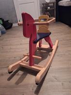 Houten hobbelpaard, Ophalen, Gebruikt