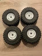 Traxxas Canyon trail 1.9 banden op metalen beadlocks, Ophalen of Verzenden, Zo goed als nieuw, Overige schalen, Auto offroad