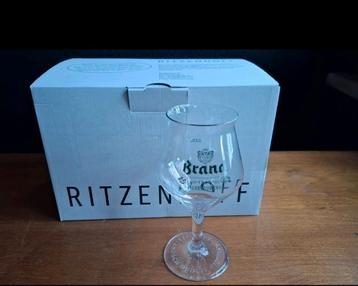 Brand bier glas op voet 25cl (35st beschikbaar) nieuw beschikbaar voor biedingen