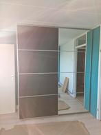 Schuifdeurkast met spiegel, Huis en Inrichting, Kasten | Kledingkasten, Ophalen, 200 cm of meer, 150 tot 200 cm, Zo goed als nieuw