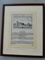Kopergravure van kasteel Rozendaal, Antiek en Kunst, Kunst | Etsen en Gravures, Ophalen of Verzenden