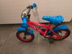 Spiderman fiets, Ophalen, Zo goed als nieuw, Minder dan 16 inch, Zijwieltjes
