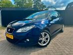Seat Ibiza 1.6 77KW 3DRS AUTOMAAT DSG 2009 Blauw✅, Auto's, Stof, 4 cilinders, Blauw, Ibiza
