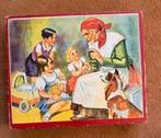 Vintage Houten Blokpuzzel - Sprookjes & Dieren, Ophalen, Gebruikt, 2 tot 4 jaar, Van hout