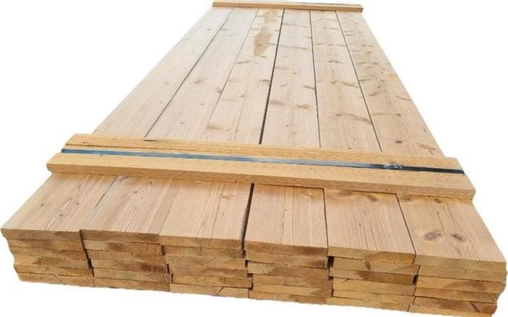 Thermowood Planken 2.2x14.5 cm geschaafd - nr: TP37, Tuin en Terras, Palen, Balken en Planken, Nieuw, Planken, 250 cm of meer