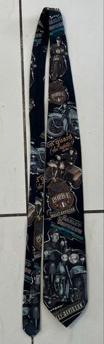 Harley-Davidson Stropdas police, Ophalen of Verzenden, Gedragen, Zwart, Met patroon