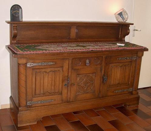 dressoir met opzetstuk (zeker ruim 75 jaar oud), Antiek en Kunst, Antiek | Meubels | Kasten, Ophalen