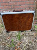 Vintage stijl aktekoffer – houtlook met cijferslot, Sieraden, Tassen en Uiterlijk, Koffers, Ophalen, Hard kunststof, Slot, Minder dan 50 cm