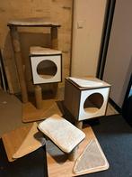 1 grote houten krabpaal (of twee kleine), Dieren en Toebehoren, Katten-accessoires, Ophalen, Zo goed als nieuw