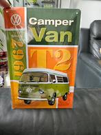 volkswagen T2 van 1967 camper blikken plaat nieuw, Verzamelen, Merken en Reclamevoorwerpen, Nieuw, Reclamebord, Ophalen of Verzenden