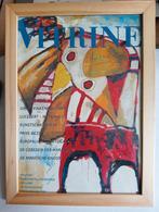 Lucebert voorzijde tijdschrift ingelijst, Antiek en Kunst, Ophalen of Verzenden