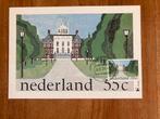 Maximumkaart met Eerste Dag Stempel Paleis Huis ten Bosch., Postzegels en Munten, Postzegels | Nederland, Na 1940, Ophalen of Verzenden