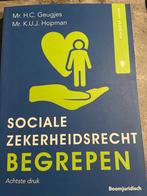 Sociale Zekerheidsrecht Begrepen - Geugjes, Hopman, Ophalen of Verzenden, Zo goed als nieuw