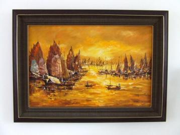 Nikit Kampan sfeervol schilderij. beschikbaar voor biedingen