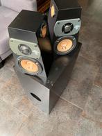 Degelijke zelfbouw boxen sub set, Audio, Tv en Foto, Luidsprekers, Gebruikt, Complete surroundset, 120 watt of meer, Ophalen