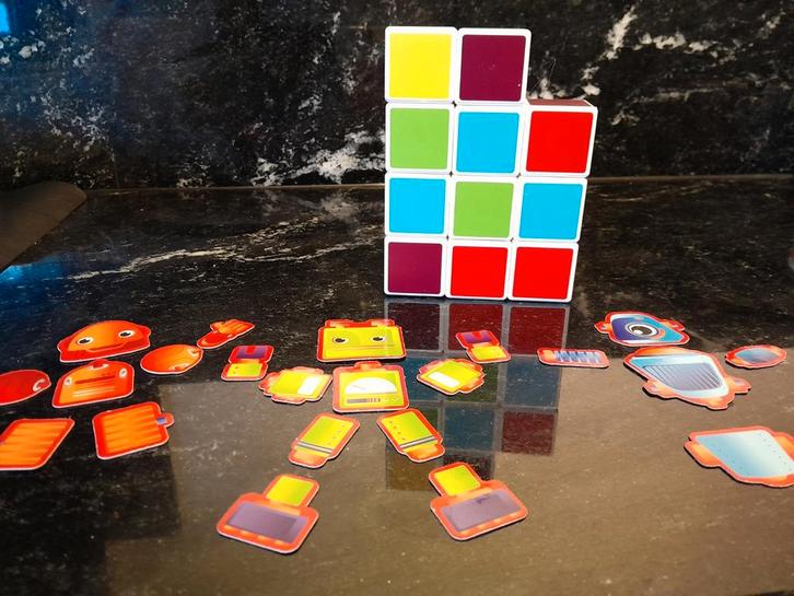 Magnetische Blokken + Robot Onderdelen, Kinderen en Baby's, Speelgoed | Educatief en Creatief, Zo goed als nieuw, Knutselen, Bouwen