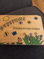 Houten Kinderliedjes Boekje, Antiek en Kunst, Antiek | Speelgoed, Ophalen of Verzenden