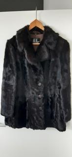 Bontjas kort, bruin, maat L, Kleding | Dames, Jassen | Winter, Ophalen of Verzenden, Zo goed als nieuw, Maat 42/44 (L), Bruin