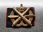 Luchtdoelartillerie  -  oud koper  baret embleem. KL., Verzamelen, Militaria | Algemeen, Ophalen of Verzenden, Landmacht, Nederland