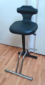 Werkstoel stahulp bureaukruk met gasveer verstelbaar mooi, Ophalen, Gebruikt, Zwart, Bureaukruk