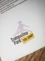 4 toegangsbewijzen Trampolinepark You Jump, Twee personen, Ticket of Toegangskaart