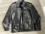 Leren jas, Ophalen of Verzenden, Zo goed als nieuw, Maat 48/50 (M), Zwart