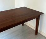 Mooie donker houten tafel 185 x 90, Ophalen, 50 tot 100 cm, Zo goed als nieuw, Vijf personen of meer