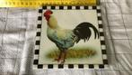 Tegel met haan, Antiek en Kunst, Antiek | Keramiek en Aardewerk, Ophalen of Verzenden