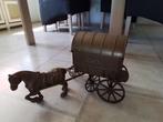 Koperen paard en wagen, Antiek en Kunst, Antiek | Koper en Brons, Ophalen of Verzenden, Koper