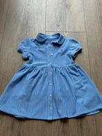 Ralph Lauren blauw/wit gestreept jurkje maat 80 (18M), Meisje, Jurkje of Rokje, Ophalen of Verzenden, Zo goed als nieuw