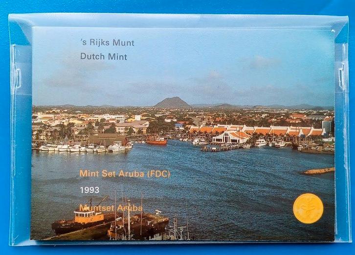 Aruba Muntset 1993, Postzegels en Munten, Munten | Nederland, Setje, Overige waardes, Koningin Beatrix, Verzenden