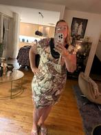 Jurk Bonaparte maat 48 beige print, Kleding | Dames, Grote Maten, Ophalen of Verzenden, Zo goed als nieuw, Bonaparte, Jurk